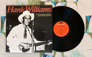 Hank Williams 2 LP I'm so Lonesome I Could Cry March 1949 - August 1949 EX/M- - Imagen 1 de 2