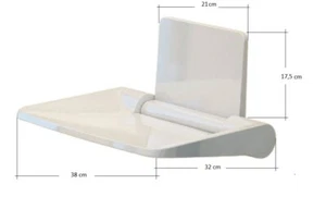 Ramm Duschsitz Klappbar Wandmontage Duschklappsitz für Wandmontage Dusche - Bild 1 von 9