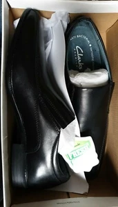 Clarks Columbia 6.5F Black Flat Fresh Steps antibacterial shoe - BNIB - Picture 1 of 1