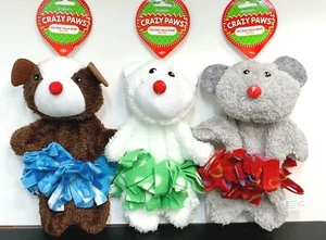3Pcs. Dog Toy Squeaker Hula Bear Sergeant's - Picture 1 of 4