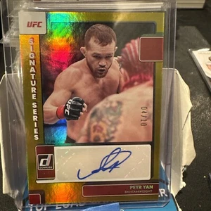 23 Donruss Petr Yan Signature Series Auto Gold #4/10🔥🔥 - Picture 1 of 3