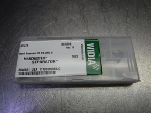 Widia/Manchester Carbide Grooving Inserts QTY10 507278 (LOC2805A) - Picture 1 of 4