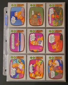 The Simpsons - Complete Card Set (88) + Sticker Set (22) - 1990 Topps - Picture 1 of 6
