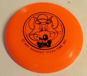 1991 Vintage CHUCK E. CHEESE Mini FRISBEE 3,5" Flying Disc Showbiz Pizza Time GU - Bild 1 von 7