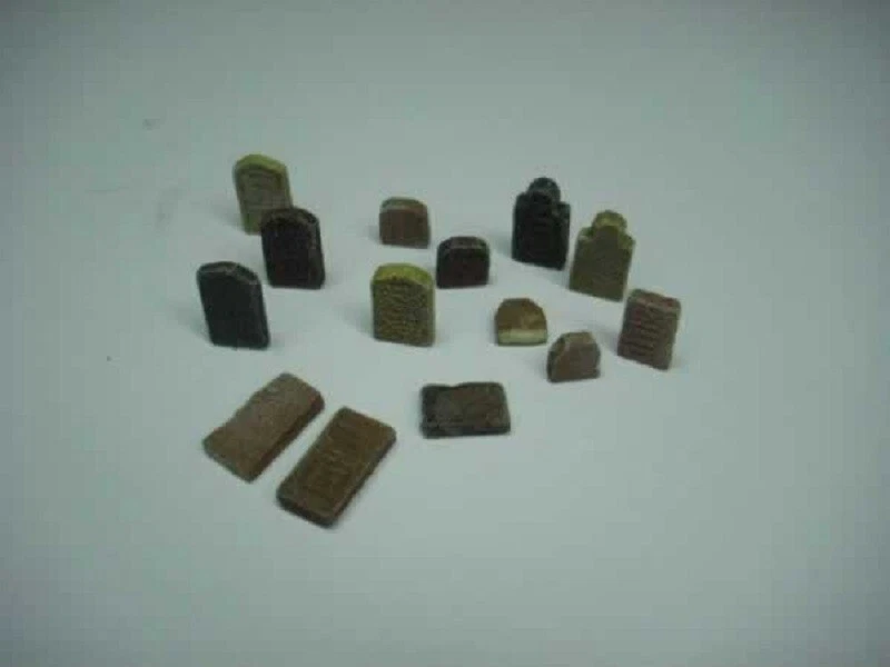 Anyscale Models 20mm Gravestones (Weathered) (14) - Image 1 of 1