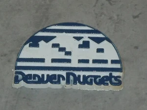 DENVER NUGGETS Vintage Old NBA RUBBER Basketball FRIDGE MAGNET Standings Board - Picture 1 of 1