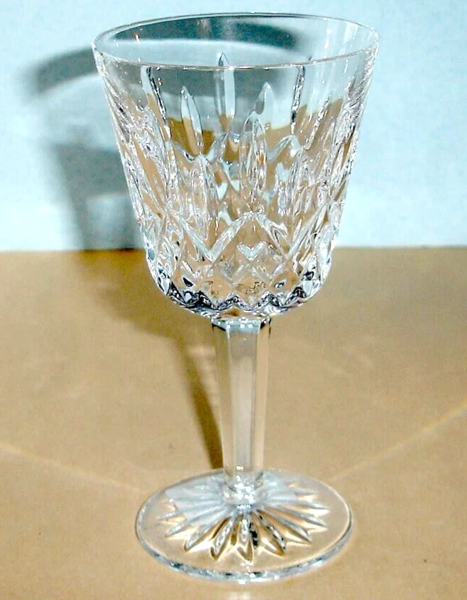 Waterford Crystal Lismore Claret 4oz Wine Glass Stemware Ireland