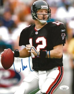 Chris Chandler signed Atlanta Falcons 8x10 photo autographed JSA - Picture 1 of 2