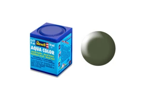 Revell 36361 Aqua Color olivgrün, seidenmatt Modellbau-Farbe auf Wasserbasis - Picture 1 of 2