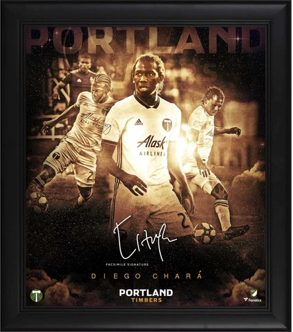 Diego Chara Portland Timbers Frmd 15 x 17 Stars of the Game Collage - Facsimile Cover