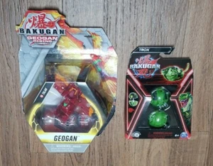 Bakugan Geogan Rising Talan & Trox Lot Collectible Action Figures New MOC - Picture 1 of 3