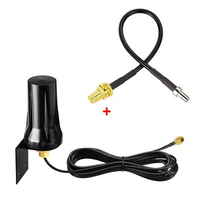 4G LTE Bracket Mount Antenna &TS9 for Novatel Verizon Jetpack MiFi 6620L Hotspot - Image 1 of 4
