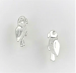 Ohrstecker Papagei Ara  925 Silber Ohrringe Kinder Kinderohrstecker NEU - Bild 1 von 6