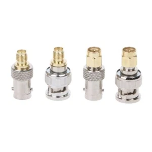 4Pcs/lot BNC To SMA Disc Male Female Connector SMA To BNC Disc Walkie-talkie - Picture 1 of 6