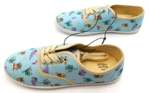 Zapatillas Disney Winnie the Pooh bajas azules para mujer talla 8 SIN USAR - Imagen 1 de 8