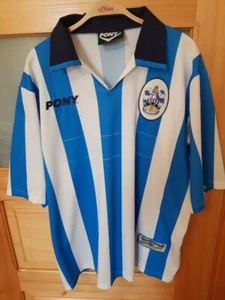 1997 - 1999 Huddersfield Town, Home Football Shirt by Pony, Size XL - Picture 1 of 6