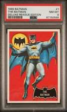 The Batman 1966 Topps Batman #1 1989 Deluxe Reissue PSA 8 POP 7 only 6^