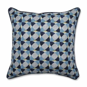 George Oliver - Alvin Echo - Cotton Throw Pillow - 16.5"x16.5" - Navy Blue - Picture 1 of 1