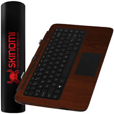 Skinomi Dark Wood Skin Cover for HP Split 13 x2 Ultrabook Keyboard 13t-g100