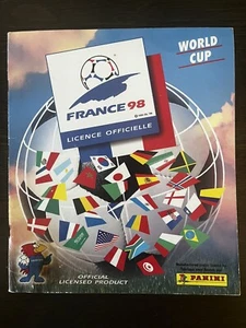 Album completo originale Panini 1998 Francia Mondiali VG-Ex senza punteggi - Foto 1 di 24