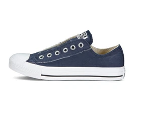 Chuck Taylor All Star 1T156 Navy CT slip on OX converse unisex fahion sneakers - Picture 1 of 8
