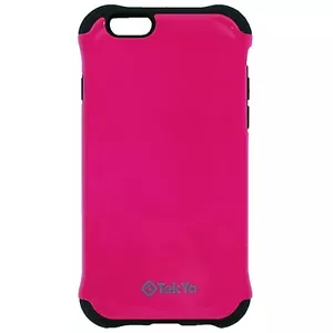 Funda TekYa Capella serie iPhone 6/6s - rosa caliente/negra - Imagen 1 de 3