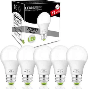 12V-24V AC/DC 12W 1050LM E26 LED Light Bulbs, Natural White 4000K, Low Voltage L - Picture 1 of 7