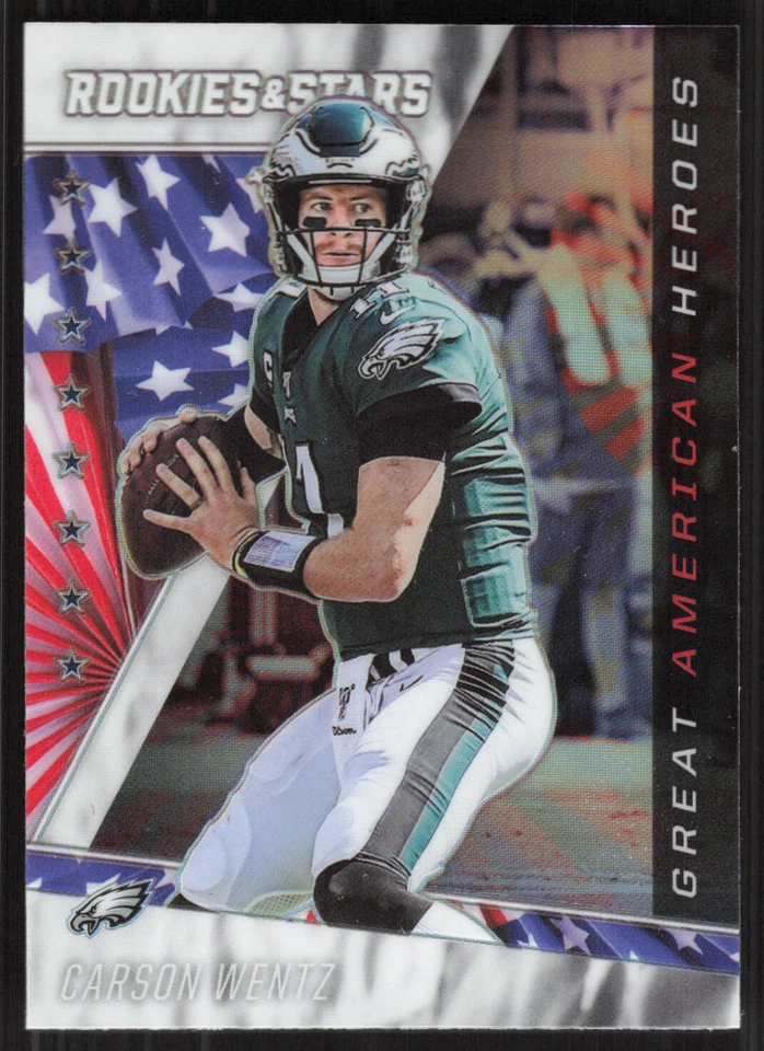 Carson Wentz, 2020 Panini Rookies & Stars, #GAH-6, Philadelphia Eagles, - Image 1 of 2