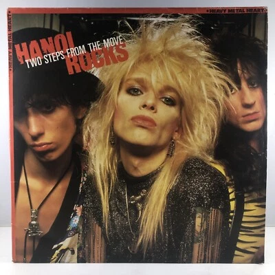 Hanoi Rocks Two Steps From The Move Lp Vinyl Brazil 1984 Epic W/ Insert Rare NM - Image 1 of 4
