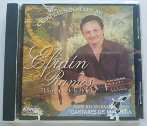 Efrain Ramos El Sargento de La Melodia Cumpliendo Con Mi Deber VG CD #720 - Imagen 1 de 6