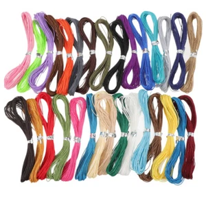 30 Pcs Cotton Rope Bracelet Waxed Cord for Jewelry Making Necklace - Picture 1 of 12