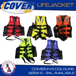 Life Jackets Watersport Ski Adult/Kid Buoyancy Aid Kayak Sailing Boating Jacket - Picture 1 of 22