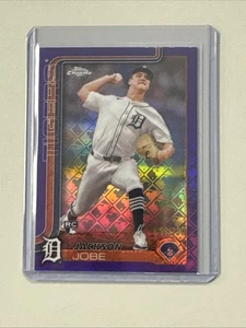 2025 Topps Chrome Logofractor Jackson Jobe Purple /250 - Picture 1 of 2