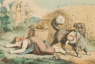 H. BÜRKNER (1818-1897), Lit. Illust. 'Das Confirmationsjahr',  1891, Lith. - Bild 1 von 4