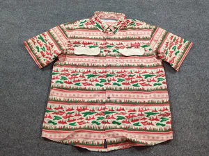 Magellan Hemd Herren Medium Kurzarm Urlaub Weihnachten Angeln Festlich Knopf - Bild 1 von 7