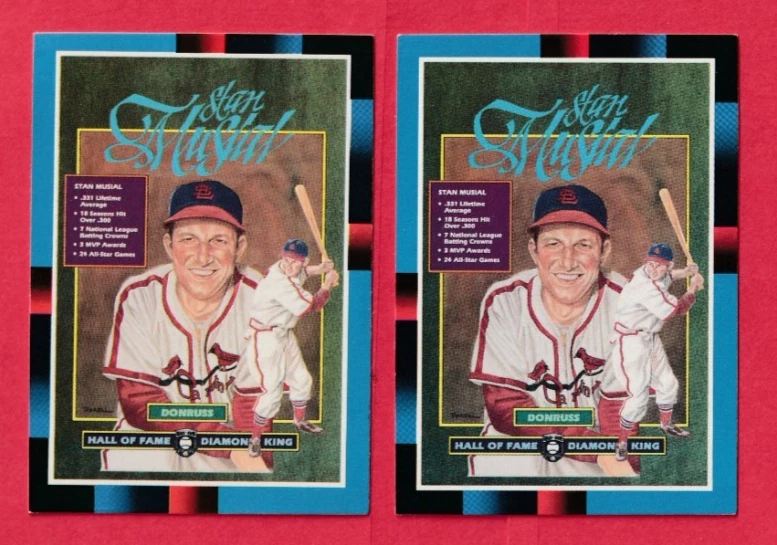 Donruss Stan Musial 1988 Season Baseball Sports Trading Cards