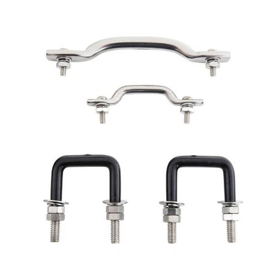 Kit de amarre de parabrisas Smittybilt 7411 - acero inoxidable Foto 1 de 4