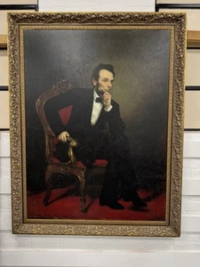 President Abraham Lincoln / Canvas Artwork / Official Motion Picture HOLLYWOOD - Picture 1 of 3