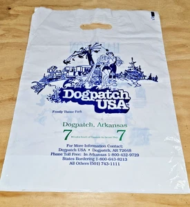 Vintage Dogpatch USA Einkaufstasche JASPER ARKANSAS HARRISON NEU UNBENUTZT LIL ABNER - Bild 1 von 10