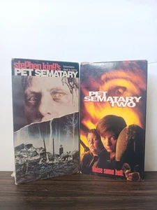 Pet Semetary 1 & Pet Semetary 2 Lot VHS Movies - Bild 1 von 7