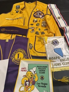 Lote de 31 prendedores vintage del Club de Leones de Nevada ベスト バナー ライオンズクラブ - Imagen 1 de 24