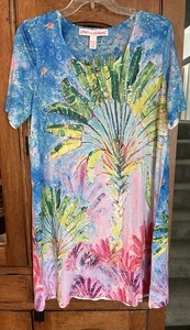 Leoma Lovegrove Gown Lounge Tropical Print Size S - Picture 1 of 5