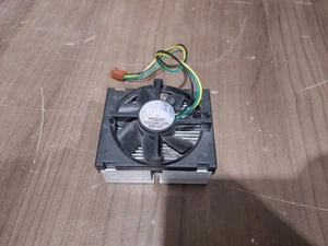 GOOD CONDITION Intel CPU Cooler and Fan Silver/Black Tested Working - Picture 1 of 2