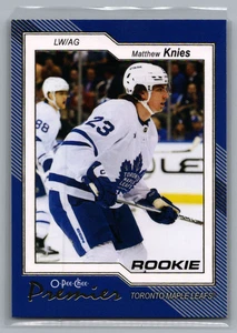 2023-24 O-Pee-Chee Matthew Knies Premier Rookie #P-88 RC Toronto Maple Leafs - Imagen 1 de 2