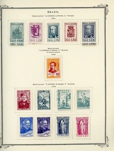 BRAZIL Selections on Scott Specialty Album Page Lot #22 - SEE SCAN - $$$ - Picture 1 of 1