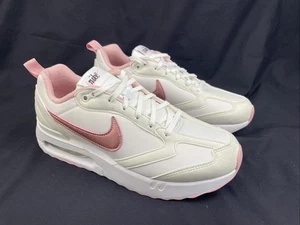 Neu!! Nike Air Max Dawn Kindergröße 7 weiß/rosa Glasur-Gipfel KOSTENLOSER VERSAND - Bild 1 von 9