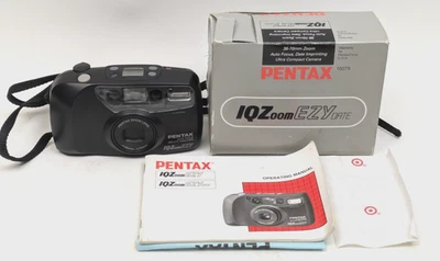 Pentax Auto Focus IQZoom EZY 35mm Camera Point & Shoot 38-70mm Lens TESTED + Box - Image 1 of 4