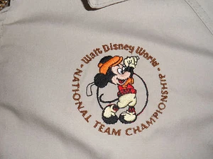 WOMEN'S VINTAGE WALT DISNEY WORLD/MICKEY MOUSE GOLF JACKET BY LONDON FOG! USA 38 - Picture 1 of 10