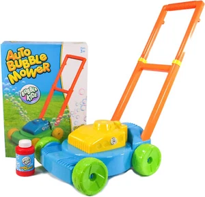 Auto Bubble Mower Spill-proof Bubble Lawn Mower Toy with Bubble Solution - Picture 1 of 4