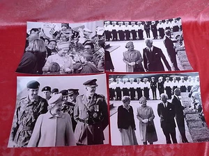 4 old Pressefotos __ Queen Elisabeth, State Visit 1992 __23x18_ Original Hood _ - Picture 1 of 1